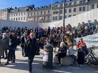 Bilder från klimatmarschen i Stockholm 16 april